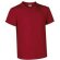 Camiseta manga corta cuello de pico Valento Valento personalizada roja