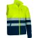 Chaqueta desmontable de alta visibilidad Brampton softshell Amarillo limón