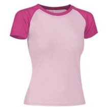 Camiseta de mujer combinada Valento azul claro Camiseta de mujer combinada Valento azul claro
