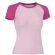 Camiseta de mujer combinada Valento rosa