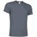 Camiseta cuello redondo ligera Valento gris
