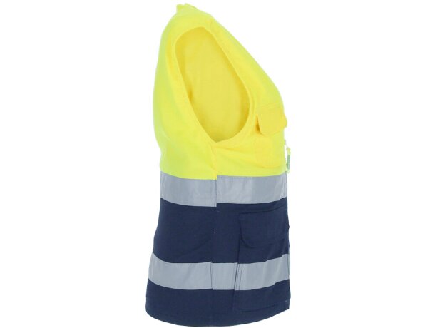 Chaleco alta visibilidad Lisburn con bandas reflectantes detalle 5