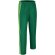 Pantalón laboral de poliéster Matchpoint Verde kelly/verde manzana/blanco