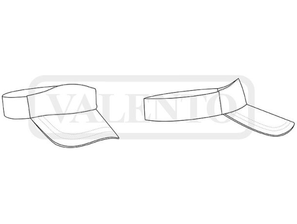 Gorra Ventura de poliéster transpirable con visera curvada detalle 1