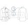 Chaqueta trabajo acolchada unisex poliéster 220 g/m2 Munich detalle 1