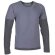 Camiseta doble manga larga denver de Valento 160 gr Valento gris