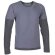 Camiseta doble manga larga denver de Valento 160 gr Valento personalizada gris