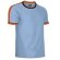 Camiseta manga corta combinada Valento 160 gr Valento azul claro barata