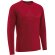 Camiseta térmica elástica Syrax con tecnología seamless Rojo loto