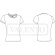 Camiseta de mujer ajustada de algodón 190 g/m2 detalle 1