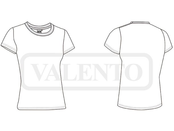 Camiseta ajustada TIFFANY Valento detalle 1