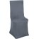 Funda de silla Throne poliéster elastano eventos hostelería Gris humo
