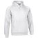 Sudadera de felpa con capucha Valento personalizada blanca
