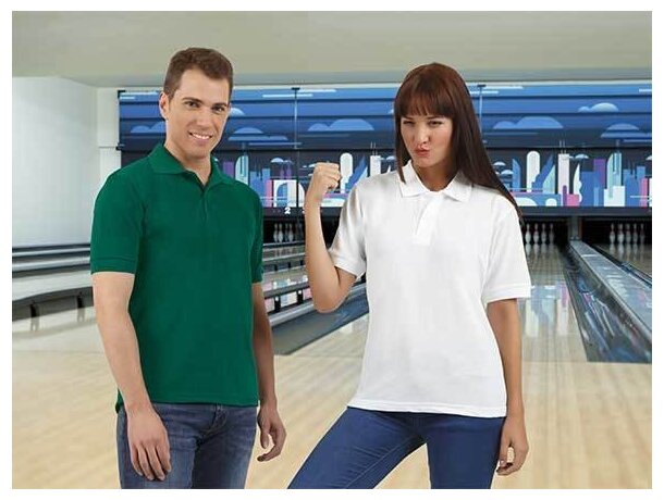 Polo de manga corta ulises de Valento 180 gr Valento con logo