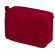 Neceser Melanie impermeable con forro canvas y cinta lateral Rojo loto