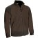 Chaqueta softshell Caledonia tres capas con refuerzos Rip-Stop Marron nogal/negro
