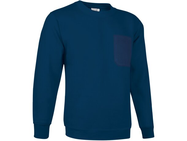 Sudadera RANGO azul marino felpa 300g/m² con bolsillo reforzado detalle 5