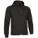 Chaqueta de sudadera con cremallera Valento negra personalizado