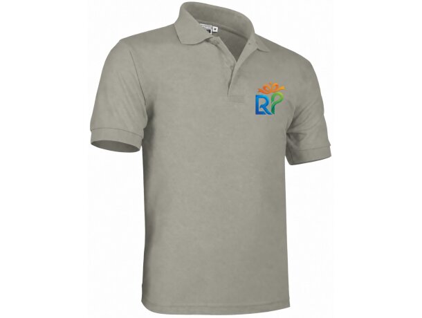 Polo Ulises piqué bicolor transpirable con bolsillo aplicado detalle 6