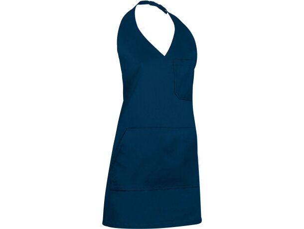 Delantal Bistro peto multibolsillos sarga poliéster algodón detalle 1