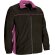 Chaqueta polar Thunder bicolor de doble capa para trabajo Negro/rosa magenta