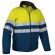 Chaqueta de cuello alto con protección térmica y reflectantes Valento amarilla