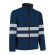 Chaqueta reflectante softshell 350 g/m2 puños rectos