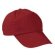 Gorra de niño en algodón con 5 paneles Valento roja