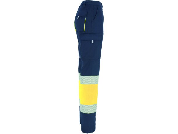 Pantalón alta visibilidad Aberdeen bicolor multibolsillos detalle 5