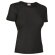 Camiseta entallada de mujer Valento Valento negra