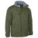 Chaquetón polar impermeable Valento khaki