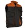 Chaleco multibolsillo bicolor con forro interior Valento naranja