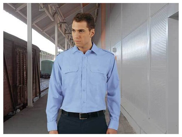 Camisa de trabajo manga larga de hombre Valento