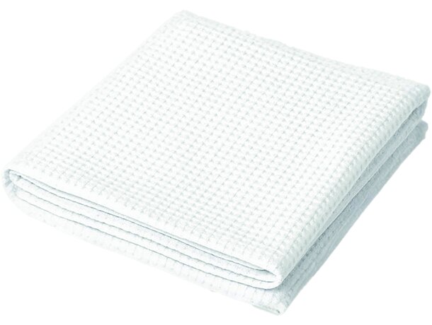 Toalla ducha microfibra Aquila textura gofre 150x90cm detalle 5