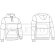 Sudadera Varsity con capucha tricolor bordable para empresas detalle 1