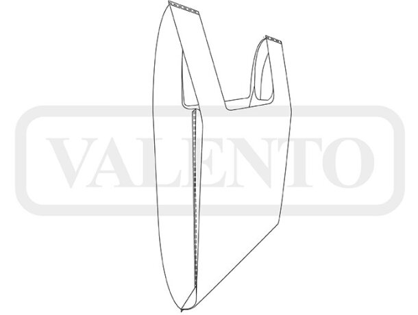 Bolsa market tnt polipropileno con asas y fuelles laterales detalle 1