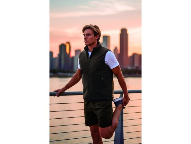 Chaleco ligero Lightron con tejido Rip-Stop hidrorepelente detalle 1