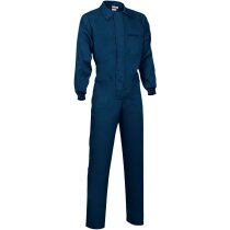 Buzo Ropper sarga algodón azul con cremallera