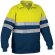 Sudadera de felpa con bandas reflectantes Valento barata amarilla
