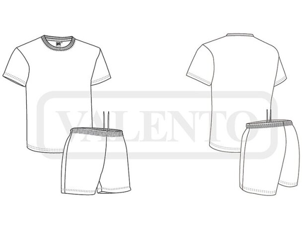 Conjunto deportivo Planet transpirable con secado rápido detalle 1