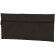 Estuche Flower canvas impermeable para material escolar Negro