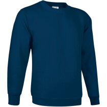 Sudadera de felpa con cuello redondo lisa Valento azul