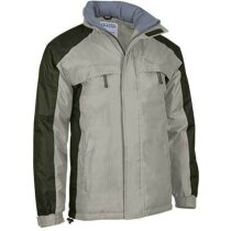 Chaquetón impermeable de abrigo con capucha Valento beige personalizada