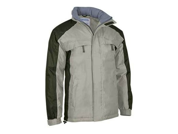Chaquetón impermeable de abrigo con capucha Valento beige personalizada