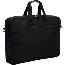 Maletín laptop Valento poliéster impermeable negro