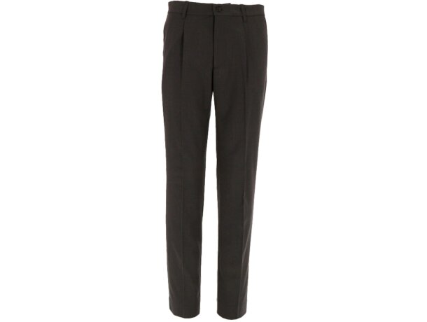 Pantalón de vestir Damon con pinzas y tejido sarga profesional detalle 3
