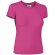 Camiseta ajustada de mujer 190 gr de Valento Valento fucsia personalizado