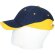 Gorra  bicolor TUXTON Valento detalle 3