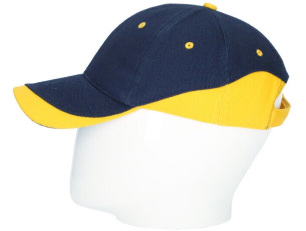 Gorra  bicolor TUXTON Valento detalle 3