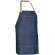 Delantal Marlon denim azul con bolsillo pecho